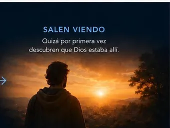 Salen viendo: Quizá por primera vez descubren que Dios estaba allí.